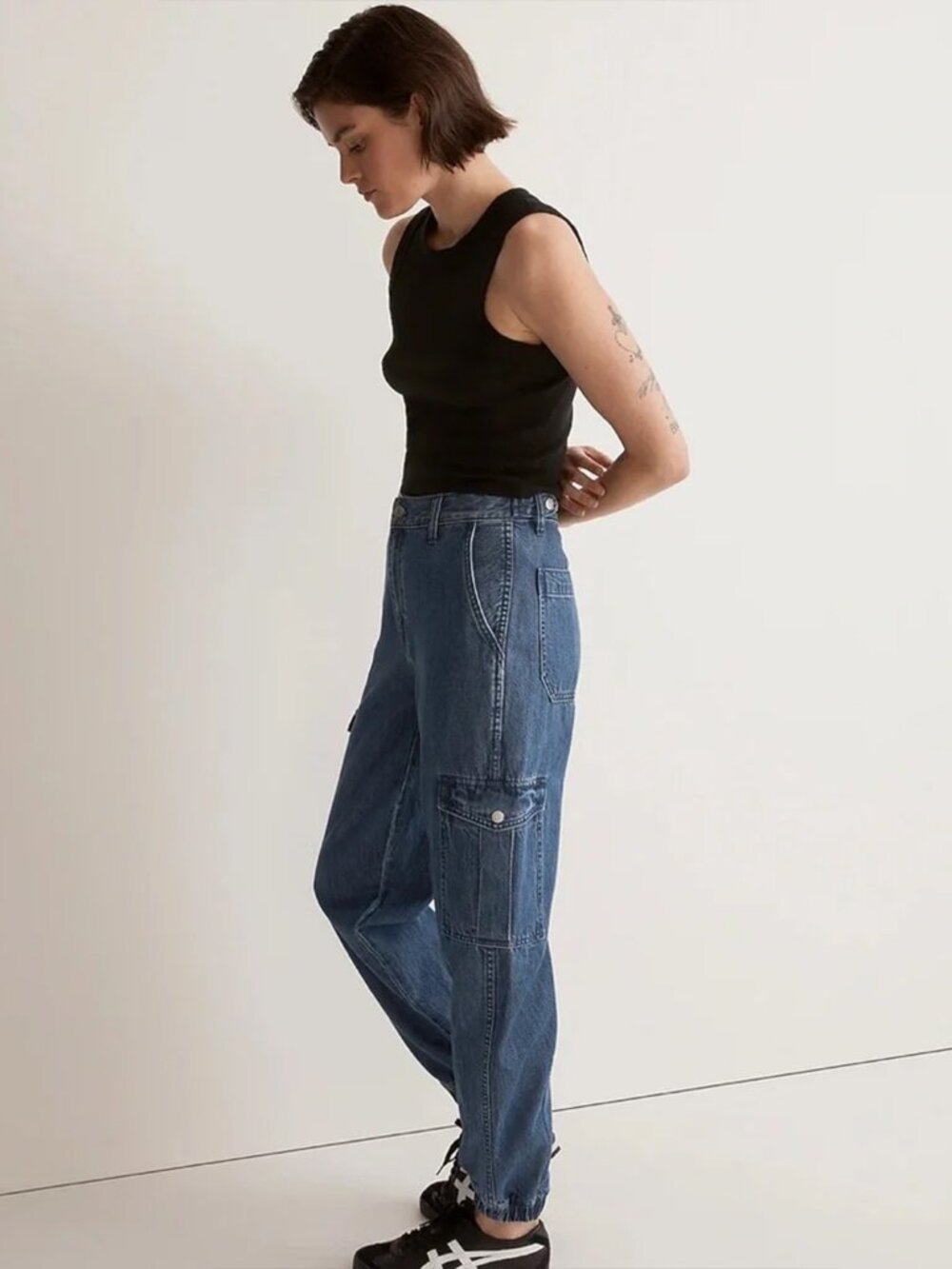 Madewell Cargo Jogger Jeans Size 24 - Picture 3 of 10